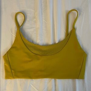 Peloton Golden Yellow Bralette